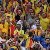 Parada a suporterilor romani la Paris, inaintea meciului cu Elvetia din grupele Euro 2016